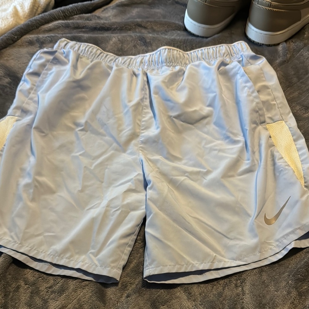 Nike Blue Athletic Shorts Lightweight Moisture-Wicking